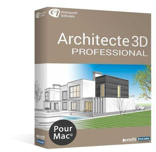 Architecte 3D Professional 20 pour Mac License-Master