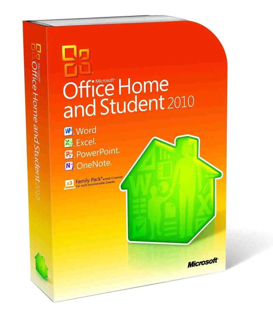 Microsoft Office 2010 Home & Student License-Master