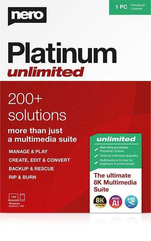 Nero Platinum Unlimited License-Master