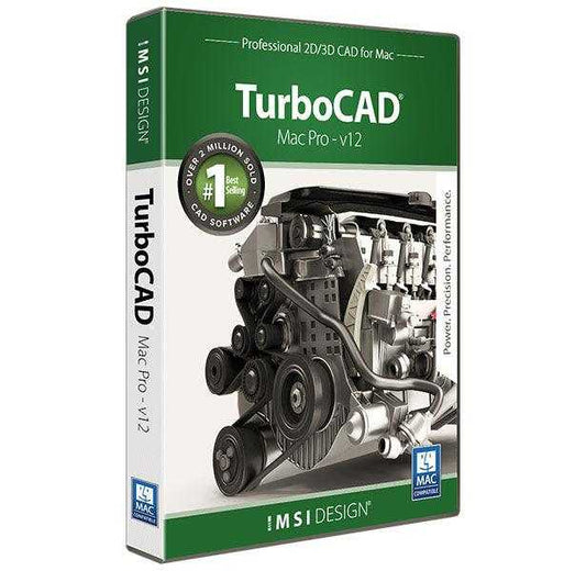 TurboCAD 12 Pro 2D/3D For Mac License-Master